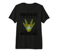 Terapia de Masaje Medicina Relajación Masajista Camiseta Premium