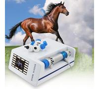 Terapia de Ondas de Choque extracorpóreas focalizadas con 7 sondas, Intensidad Ajustable de 10 a 300 MJ y frecuencia de 1 a 18 Hz, penetración cutánea de 8 cm, no invasiva, for Caballos y Perros.