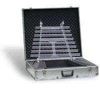 Terapia de Sonido con Patrón 432 Hz, Arpa de Cristal Cantante, Cuenco de Cristal Cantante para Sanación por Sonido, Pirámide de Cristal Cantante, con 8 notas y Caja de Aleación de Alúmina ( 432hz)