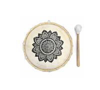 Terapia de sonido redonda con diseño de mandala, diseño de cabras, 20 cm
