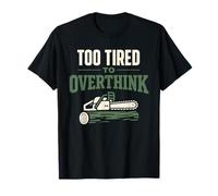 Terapia de tala Logger Terapia Humor Motosierra Vida Bosque Camiseta