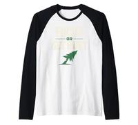 Terapia de tala Logger Terapia Humor Motosierra Vida Bosque Camiseta Manga Raglan
