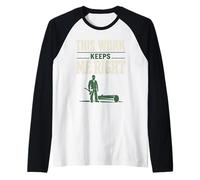 Terapia de tala Logger Terapia Humor Motosierra Vida Bosque Camiseta Manga Raglan