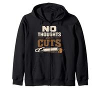 Terapia de tala Logger Terapia Humor Motosierra Vida Bosque Sudadera con Capucha