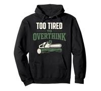 Terapia de tala Logger Terapia Humor Motosierra Vida Bosque Sudadera con Capucha