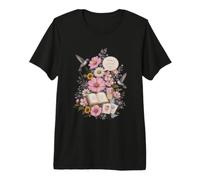 Terapia del Habla Floral Maestro colibrí Aula ABC Camiseta Premium