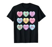 Terapia del Habla Patólogo del lenguaje Autismo Corazones Caramelo Camiseta gráfica económica