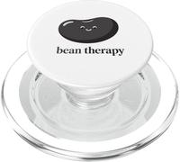 Terapia Divertida de Frijoles impulsada por Frijoles leguminosas Amor Humor Vegano PopSockets PopGrip para MagSafe