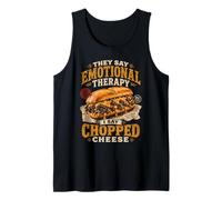 ¿Terapia Emocional? Yo Digo Chopped Cheese Camiseta sin Mangas
