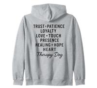 Terapia Equipo de perros Palabras amorosas Amante de terapia de mascotas Sudadera con Capucha