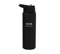 Terapia Faith My Soul - Funny Saying Faith Belief Stainless Steel Insulated Water Bottle