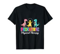 Terapia física pediátrica Lindo Dinosaurio Dinosaurio Colorido Camiseta gráfica económica