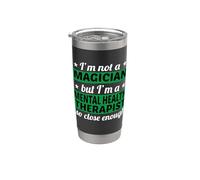 Terapia No es un Mago Terapeuta de Salud Mental Vaso térmico de acero inoxidable de doble pared
