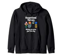 Terapia Ocupacional Que te Ayuda a Crecer a tu Manera Sudadera con Capucha