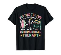 Terapia Ocupacional Retro Mujeres Divertido OT Terapeuta Squad Camiseta gráfica económica