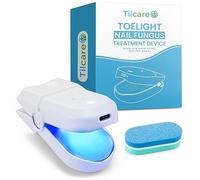 Terapia Toelight Tratamiento de Hongos para Uñas de los Pies - Láser para hongos de las uñas descoloridas con Lima de Uñas - Portátil, se adapta a uñas grandes y pequeñas