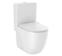Teras Pack de WC adosado Rimless (Sin borde de descarga, Salida WC: Vertical, Blanco)