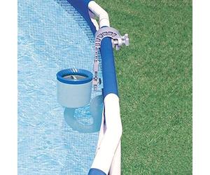 Terbse Skimmer De Superficie Deluxe, Manual Skimmer, Soporte Ajustable, Cesta De Filtro Extraíble, Compatible Con Piscinas Metal Y Ultra-Frame, 0.75 Horsepower