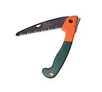 TerCasa® Sierra de mano plegable para jardín con cierre de seguridad, longitud de la hoja de sierra 16 cm, hoja de sierra de acero inoxidable, para trabajos de poda y cuidado de árboles