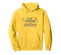 Tercer 3er Grado Equipo Escuela Espíritu Aula Unidad Sudadera con Capucha, Unisex para Adultos, Limón, XL