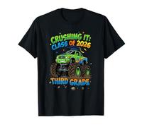 Tercer Grado Crushing It Clase de 2026 Monster Truck Grad Camiseta