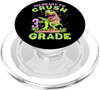 Tercer Grado de Vuelta a la Escuela aplastamiento 1er día de Dinosaurio de la Escuela PopSockets PopGrip para MagSafe