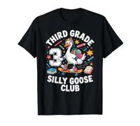 Tercer Grado Silly Goose Club 3er Grado Regreso a la Escuela Camiseta
