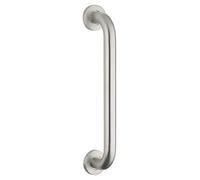 Tercer par de manijas para puertas batientes de acero inoxidable de 300 mm