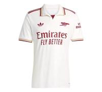 Adidas - Camiseta oficial Arsenal Fc Tercera Equipación 2025-2026, Unisex, Cloud White-Team Coll Burgundy, L