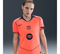 Tercera equipación Stadium FC Barcelona 2025/26 Camiseta de fútbol Replica Nike Dri-FIT Total 90 - Mujer - Naranja M (EU 40-42)
