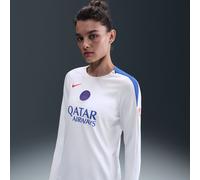 Tercera equipación Strike París Saint-Germain Camiseta de fútbol de tejido Knit con cuello redondo Nike Dri-FIT Total 90 - Mujer - Blanco S (EU 36-38)