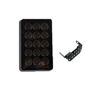 Tercera Luz de Freno 1 2V F1 Estilo DRL Rojo 20 DIRIGIÓ Trasero Tail Stop FOG TRIANGULAR FRENO LIGHT STOP DETENER LA LÁMPARA DE SEGURIDAD A MOTOR DE CAPO A MOTOR FREE DIRIGIÓ Liga trasera de la cola(B