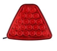 Tercera Luz de Freno 1 PCS 12V Universal Anti-Collision Light Triangle Pilot Flashing Trasero Fog Lights Coche DIRIGIÓ Luces de Freno Reflector de Parachoques Trasero(Red)