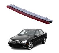 Tercera Luz Freno Trasera para Mercedes-Benz C-Class W203 2000-2004 2005 2006 2007, Freno Alto LED Durable Accesorios Impermeable,Red Lens