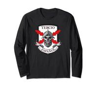 Tercio español. Soldado calavera. Militar Manga Larga