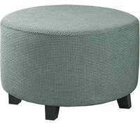 Terciopelo Funda Otomana Elástica Funda De Puff Redondo Polvo Funda Reposapies Retirable Lavable Lavable Funda De Reposapiés Cubierta Taburete Ottoman Cover Para Sala ( Color : A15 , Size : 76-104CM )