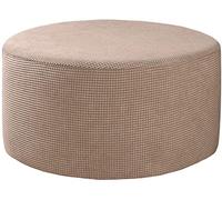 Terciopelo Funda Otomana Elástica Redonda Funda De Puff Modernas Funda Reposapies Polvo Retirable Lavable Funda De Reposapiés Cubierta Taburete Ottoman Cover Para Sala ( Color : A23 , Size : 50-58cm/2