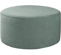 Terciopelo Funda Otomana Elástica Redonda Funda De Puff Modernas Funda Reposapies Polvo Retirable Lavable Funda De Reposapiés Cubierta Taburete Ottoman Cover Para Sala ( Color : A17 , Size : 60-73cm/2