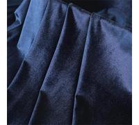 Terciopelo liso, Tela elástica de terciopelo multicolor 0,5 m por 1,55(Navy)