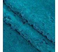 Terciopelo liso, Tela elástica de terciopelo multicolor 0,5 m por 1,6(9 Blue)