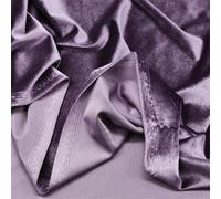 Terciopelo liso, Tela elástica de terciopelo Multicolor Varios tamaños(5M#Grayish purple)