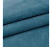 Terciopelo liso, Tela elástica de terciopelo por metro Multicolor 100cm x 148cm(27 Lake Blue)