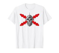 Tercios españoles. Soldado Calavera Camiseta, Hombre, Blanco, 3XL