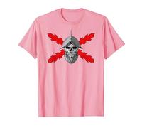 Tercios españoles. Soldado Calavera Camiseta, Hombre, Rosado, 3XL