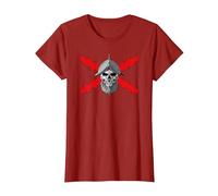 Tercios españoles. Soldado Calavera Camiseta, Mujer, Arándano, XXL