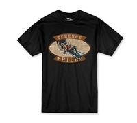 Terence Hill Camiseta de manga corta, diseño con texto en alemán "Der müde Joe, Vier Fäuste für ein Halleluja Renato Casaro Edition. Negro XL