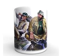Terence Hill El cocodrilo y su hipopótamo Bud Spencer - Taza redonda (330 ml)