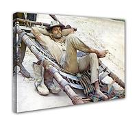 Terence Hill - Trinidad - Cama Caballo - Le llamaban Trinidad - Lienzo/Canvas (80 x 60 cm)