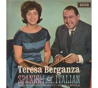 TERESA BERGANZA - SPANISH & ITALIAN SONGS LP (VINYL ALBUM) UK DECCA 1962