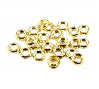 TERF® 100 piezas de latón plateado tornillo taza arandela tamaño n.º 8 avellanado tornillo superficie acabado taza arandelas calibre tamaño n.º 8 g